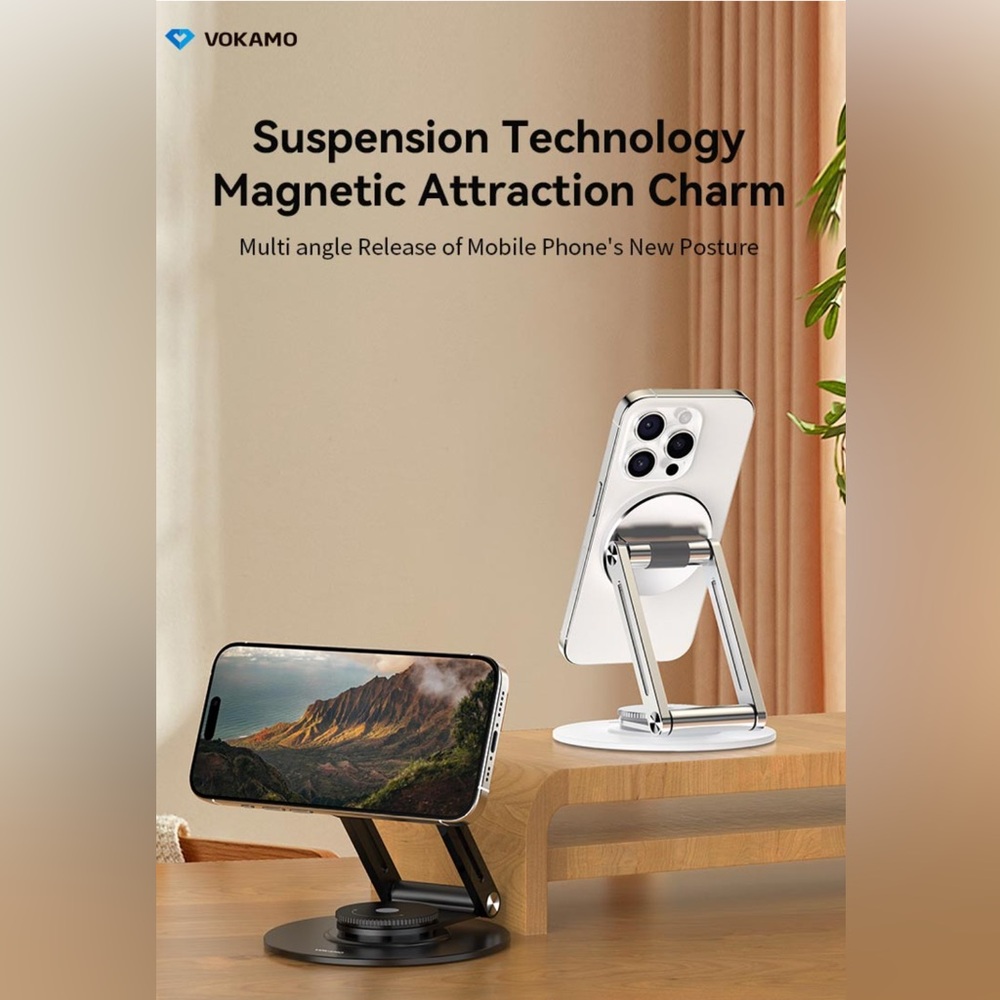 60° Rotating Magnetic Phone Stand for MagSafe